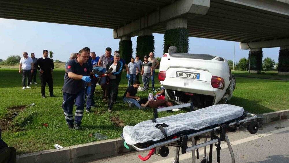7 kişinin yaralandığı kazada adeta can pazarı yaşandı