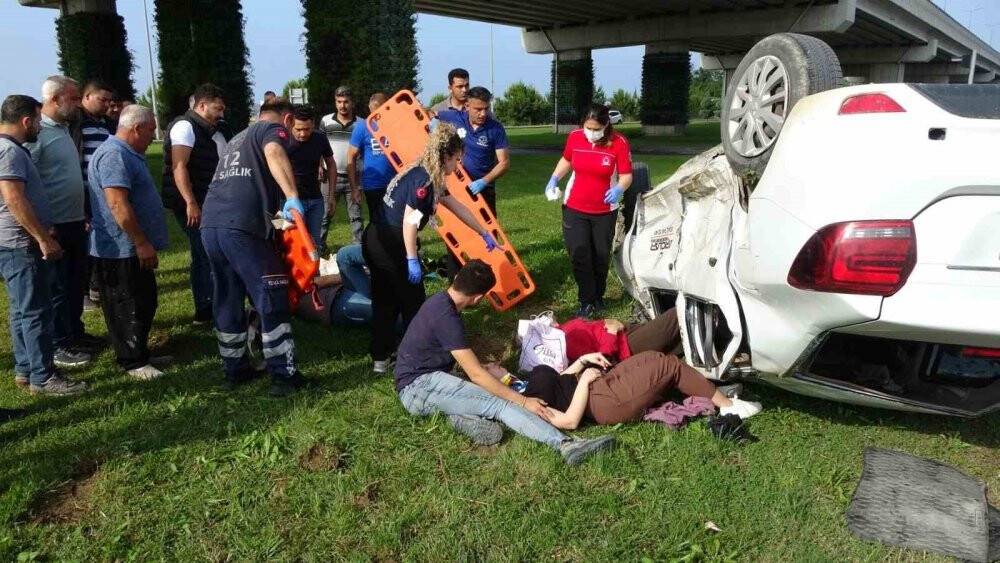 7 kişinin yaralandığı kazada adeta can pazarı yaşandı