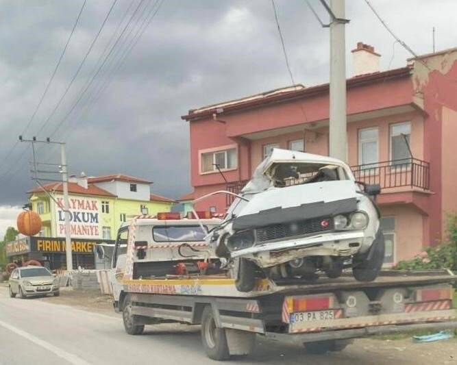 Konya-Afyonkarahisar yolunda kaza: 1 ölü, 4 yaralı