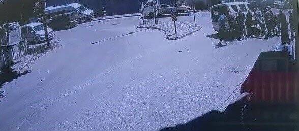 İnanılmaz kaza: Çarptığını fark etmedi, üzerinden geçti