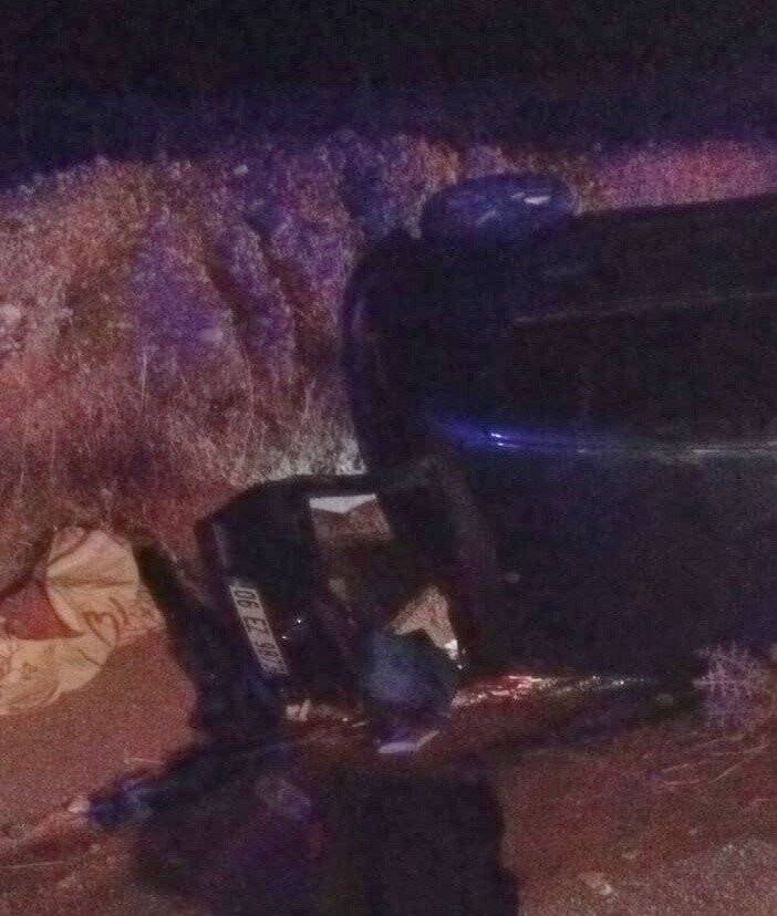 Kadın polis memurları kaza yaptı: 3 yaralı