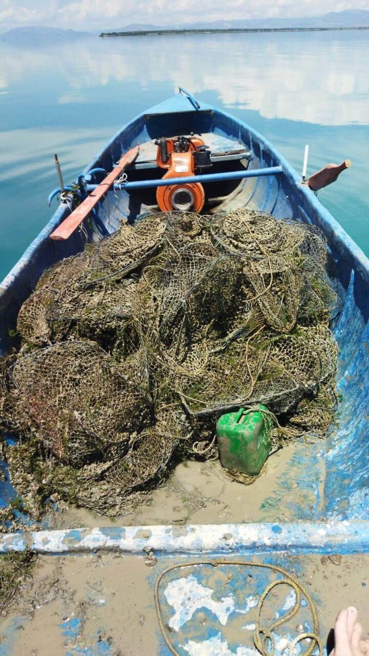 Beyşehir Gölü hayalet ağlardan temizleniyor