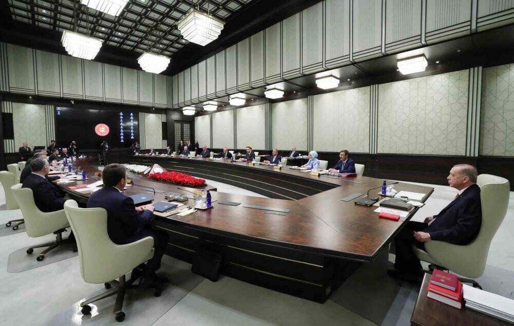 Cumhurbaşkanlığı Kabinesi, Cumhurbaşkanı Recep Tayyip Erdoğan başkanlığında Beştepe’de toplandı.