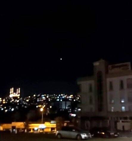 Kahramanmaraş semalarında tanımlanamayan cisim görüntülendi