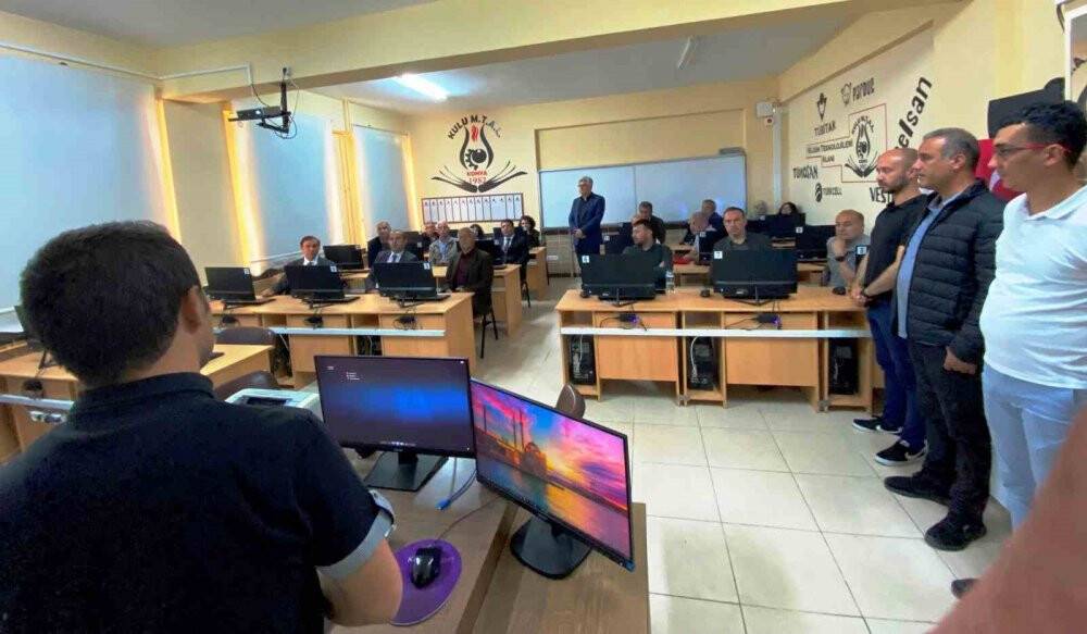 Kulu METEM’de bilgisayar laboratuvarı açıldı