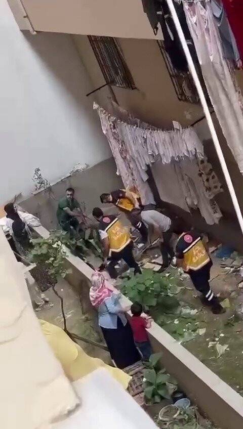 Hırsızlığın sonu: Metrelerce yüksekten aşağı düştü