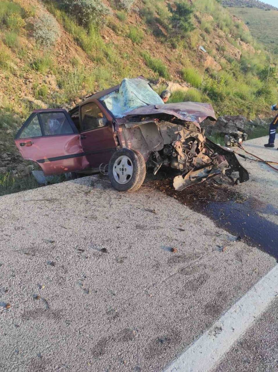 Burdur’da trafik kazası: 2’si ağır 3 yaralı