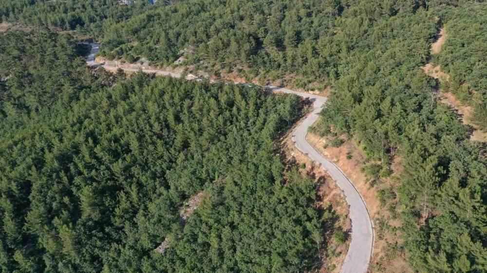Kazdağları’nda Cam Seyir Terası’nın yolu tamamlandı