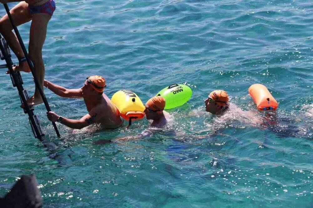 17. Uluslararası Meis-Kaş Yüzme Yarışı yapıldı