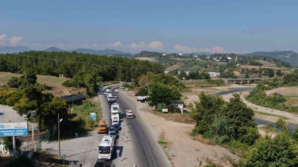 BKonya-Antalya yolunda yoğunluk
