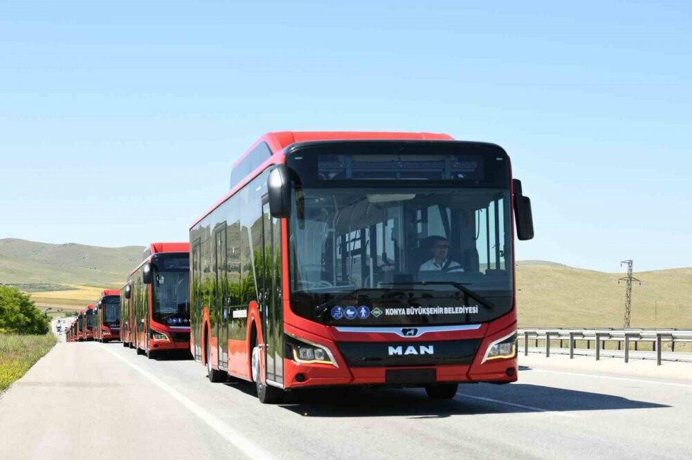 Konya Büyükşehir ulaşım filosunu güçlendiriyor: 5o tane daha geliyor