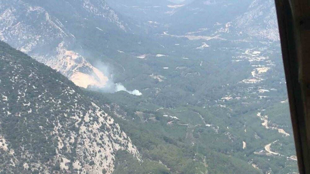 Antalya’da orman yangını