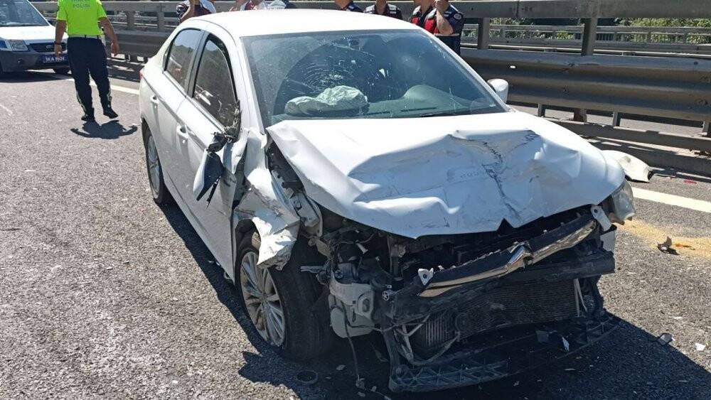 Bayram dönüş yolunda,18 araç birbirine girdi