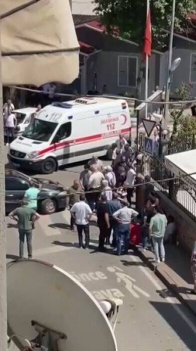 Av tüfeğini doğrulttuğu kişiye bağırarak dehşeti yaşattı, o anlar kameraya yansıdı