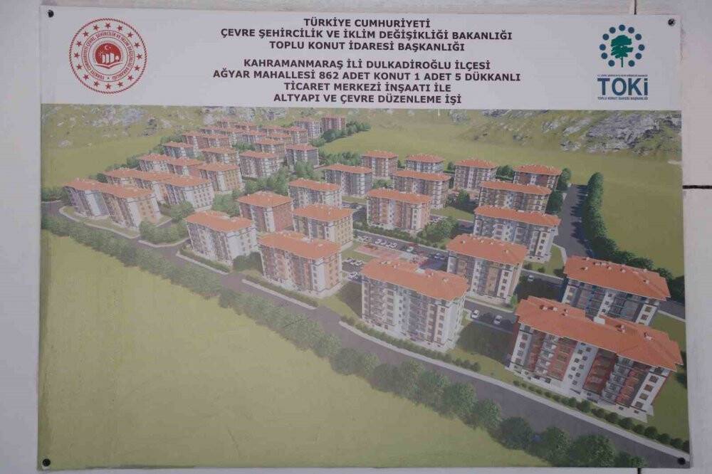 Depremzedelerin konutları hızla yükseliyor, örnek daireler ortaya çıkıyor