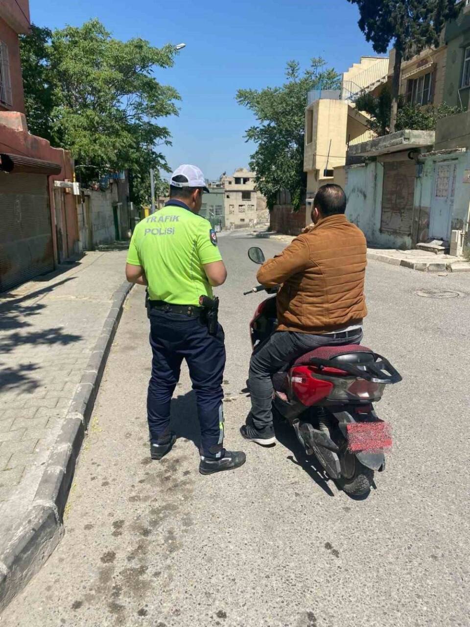 Motosiklet sürücülerine ceza yağdı