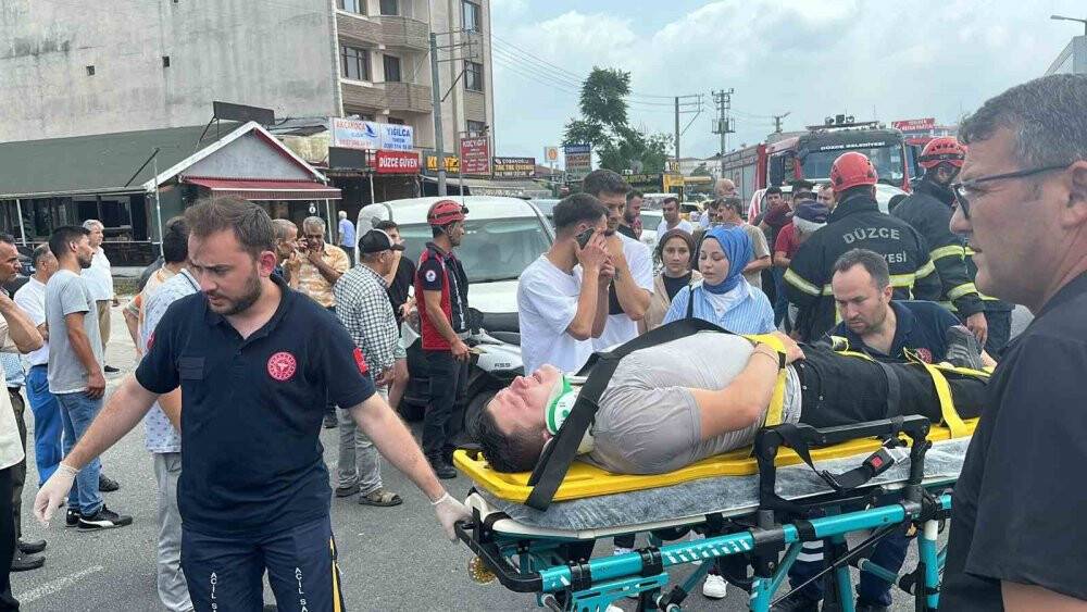 Elektrikli bisikleti ile ters şeride girince ölümden döndü