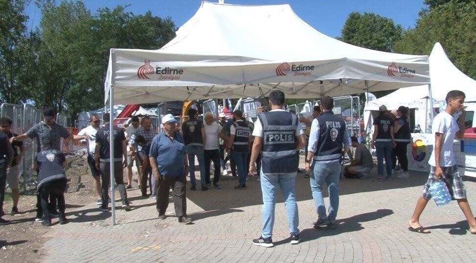 Kırkpınar er meydanında güvenlik üst seviyede