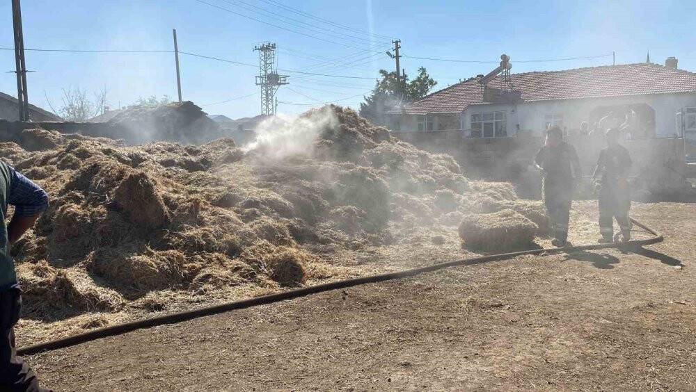 Kulu’da saman yangını