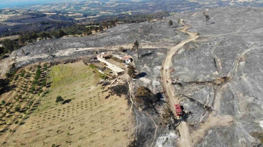 Çanakkale’deki yangın 52 saat sonra kontrol altına alındı