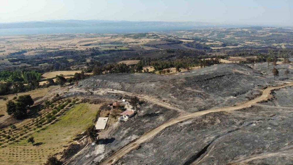 Çanakkale’deki yangın 52 saat sonra kontrol altına alındı