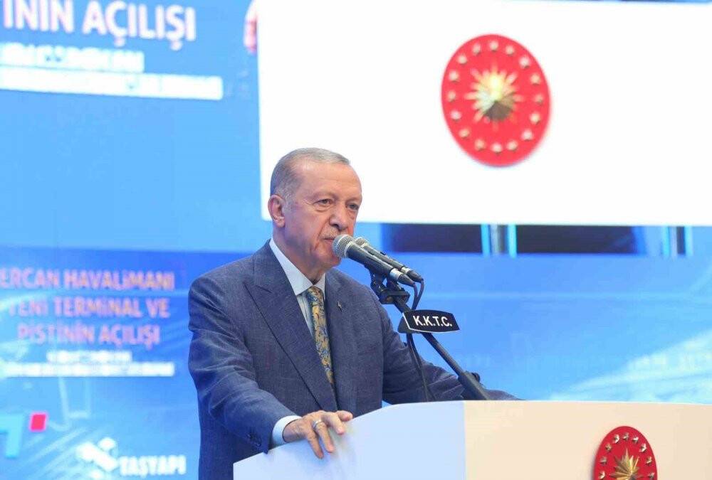 Cumhurbaşkanı Erdoğan: "Yeni terminal eskisine kıyasla 6 kat büyütülmüştür"