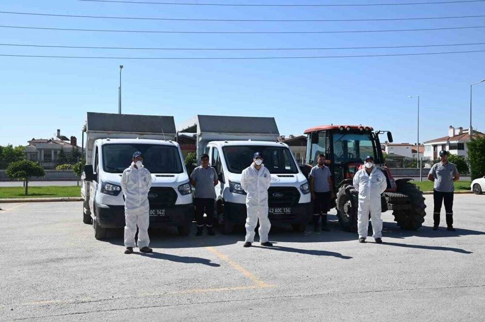 Selçuklu’da haşere ilaçlaması devam ediyor