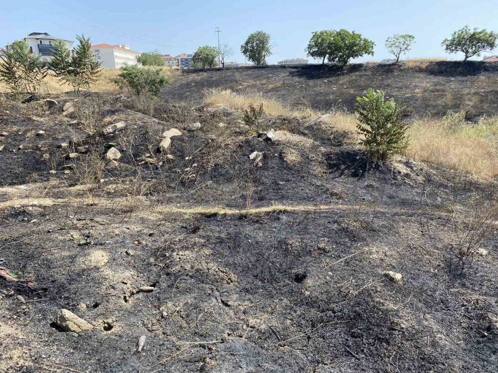 Korkutan yangından geriye kalan