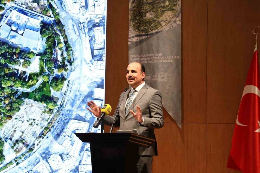 Konya Alaaddin Tepesiı Mimari Fikir Projesi Yarışmasında ödüller verildi