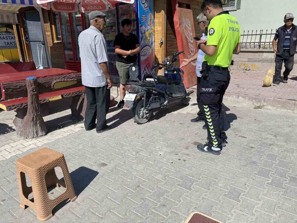 Konya'da elektrikli bisiklet kazası: 1 yaralı