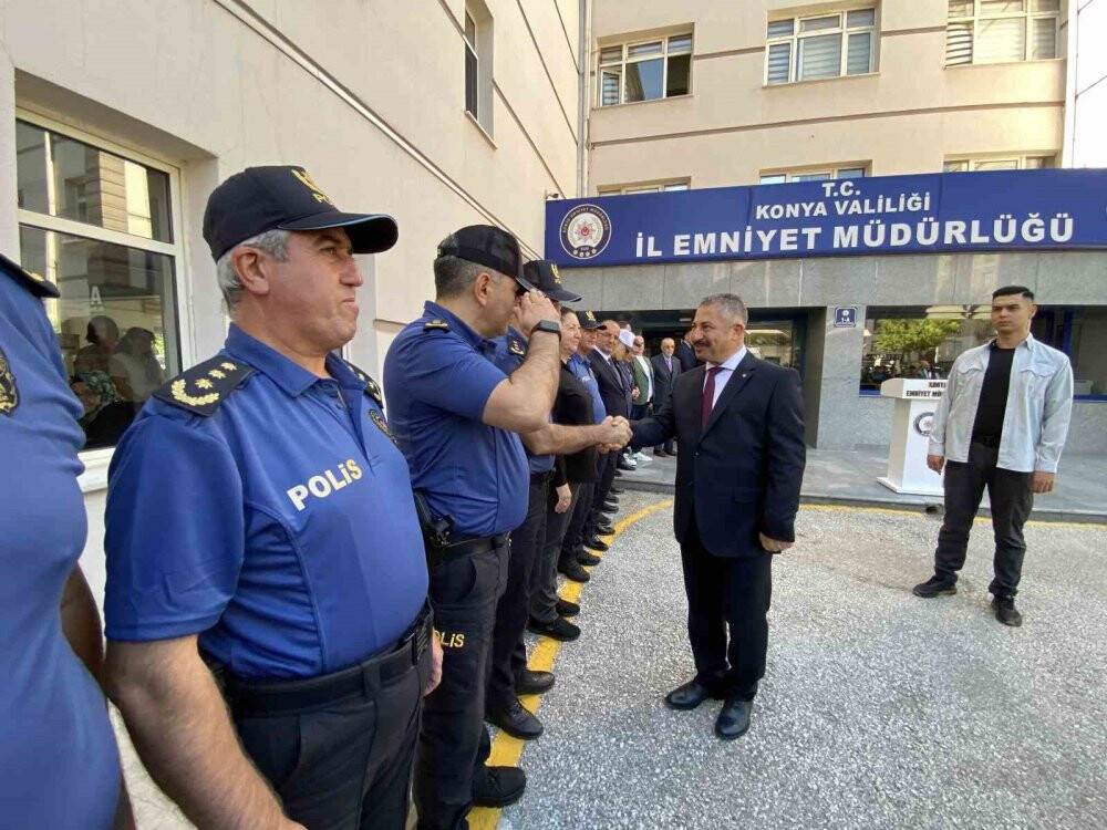 Ankara Emniyet Müdürlüğü'ne atanan Engin Dinç, Konya’ya veda etti