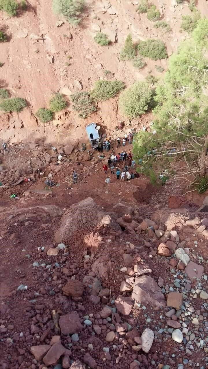 Fas’ta minibüs şarampole yuvarlandı: 24 ölü