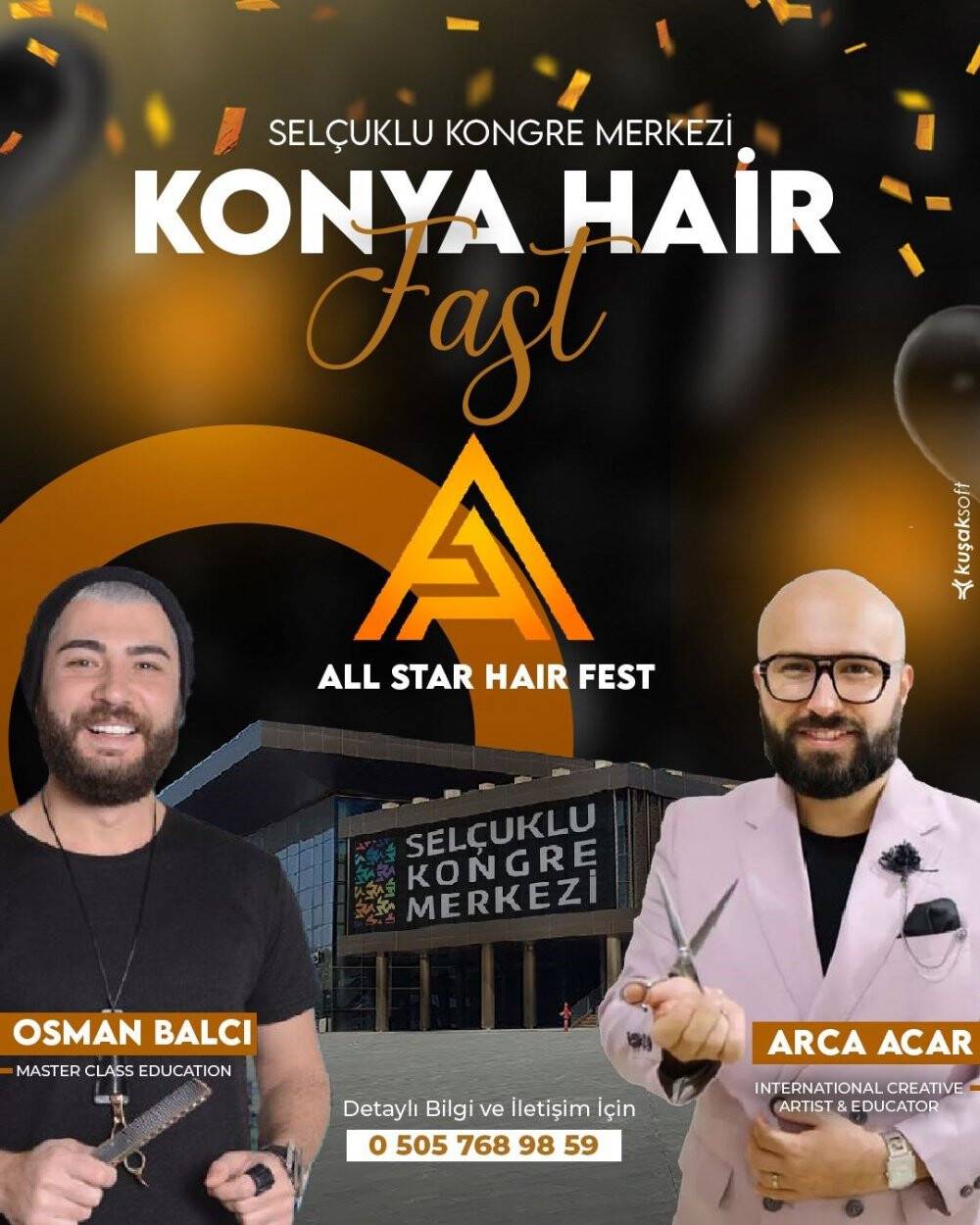 Balcı'dan ’Konya Hair Fest’de ücretsiz eğitim