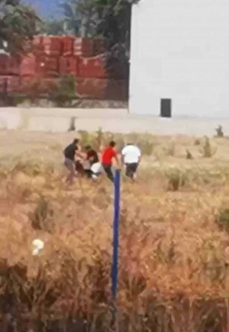 Yangın ortalığı, boks ringine çevirdi