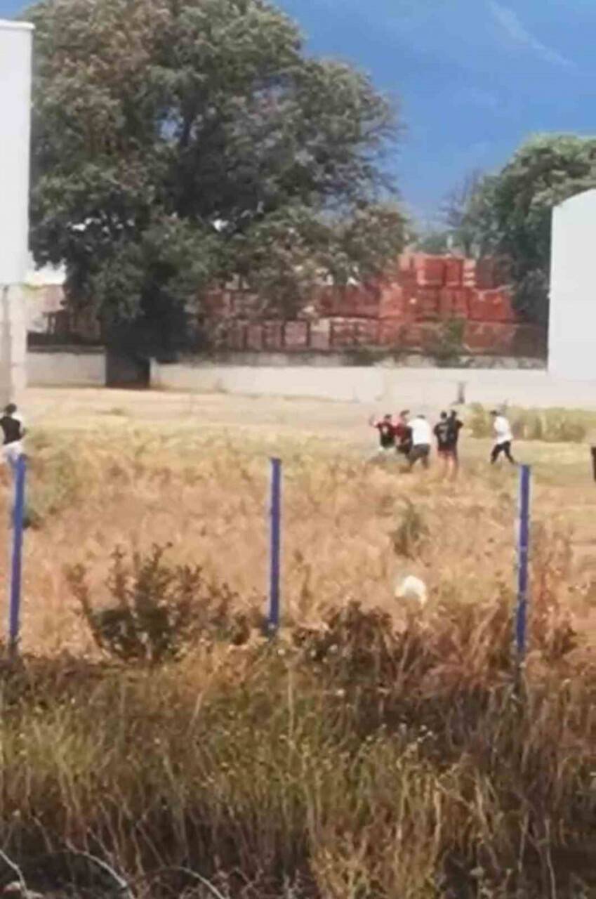 Yangın ortalığı, boks ringine çevirdi