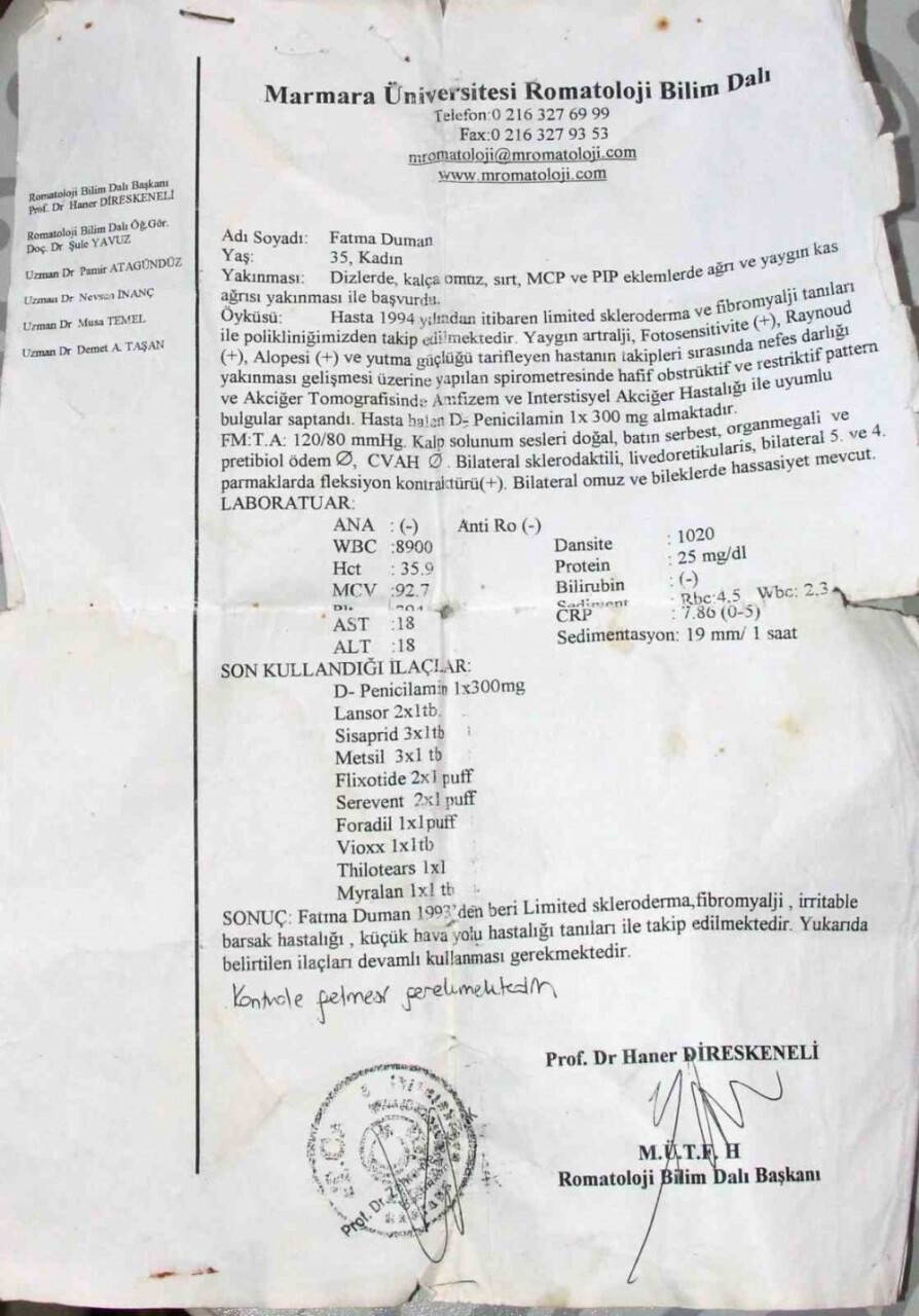 Doktorların "5 ay yaşarsın" dediği kadın 35 yıldır yaşıyor