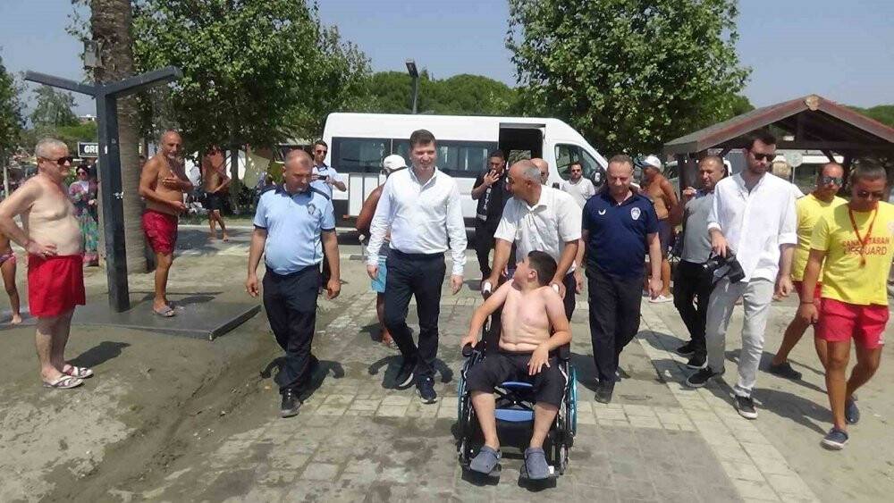 Engelli genç hayalini gerçekleştirdi