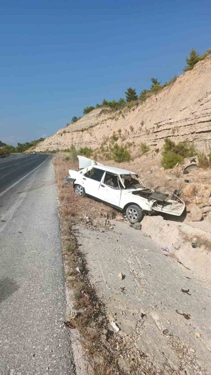 Antalya-Konya yolunda kaza: 1 yaralı