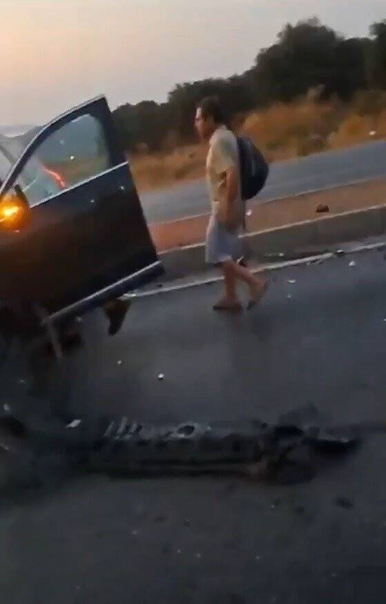 Ünlü oyuncu Olgun Şimşek kaza yaptı