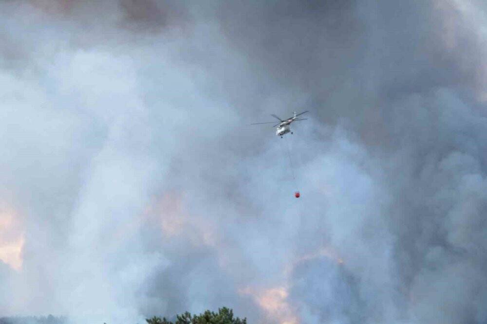 Eskişehir’de çıkan orman yangını için Konya'dan destek ekibi