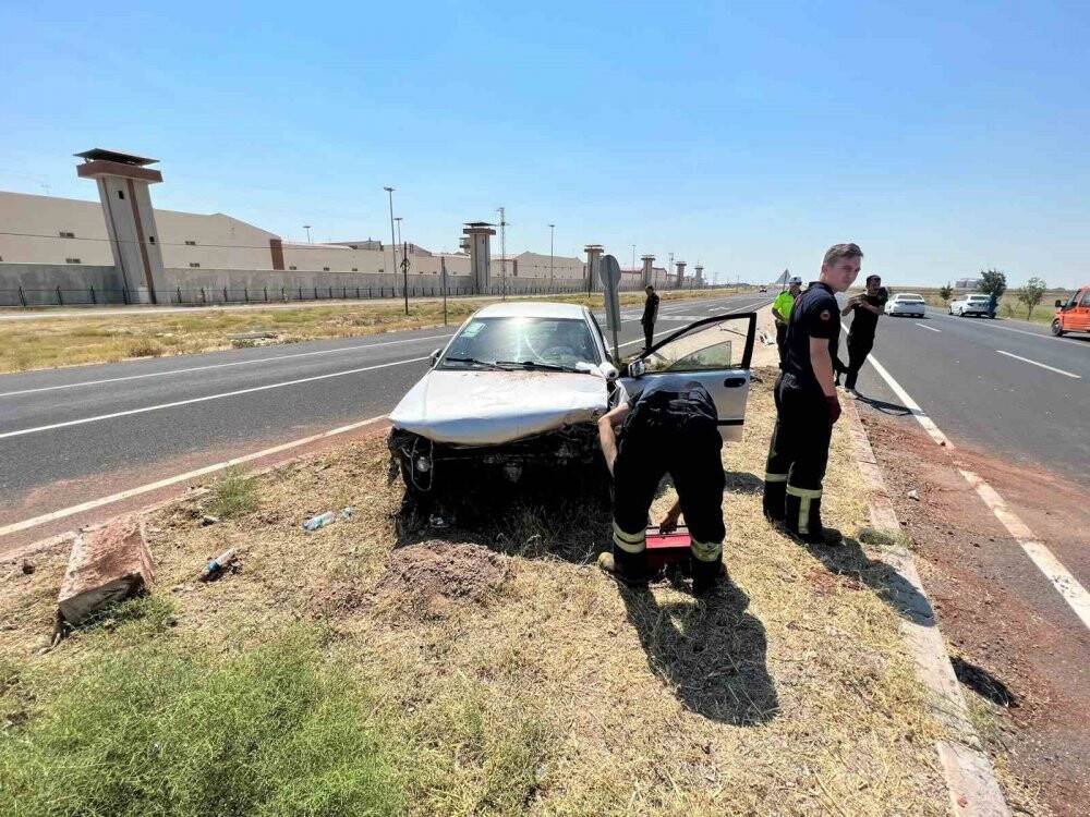 Aksaray-Konya yolunda kaza. 2 yaralı