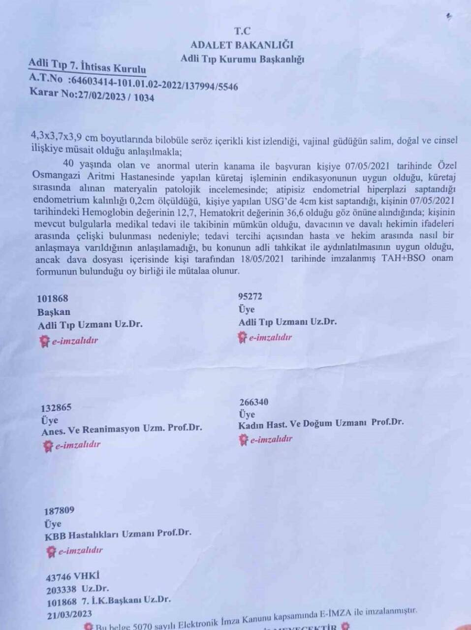 Yanlış teşhisin sonucu ağır oldu!