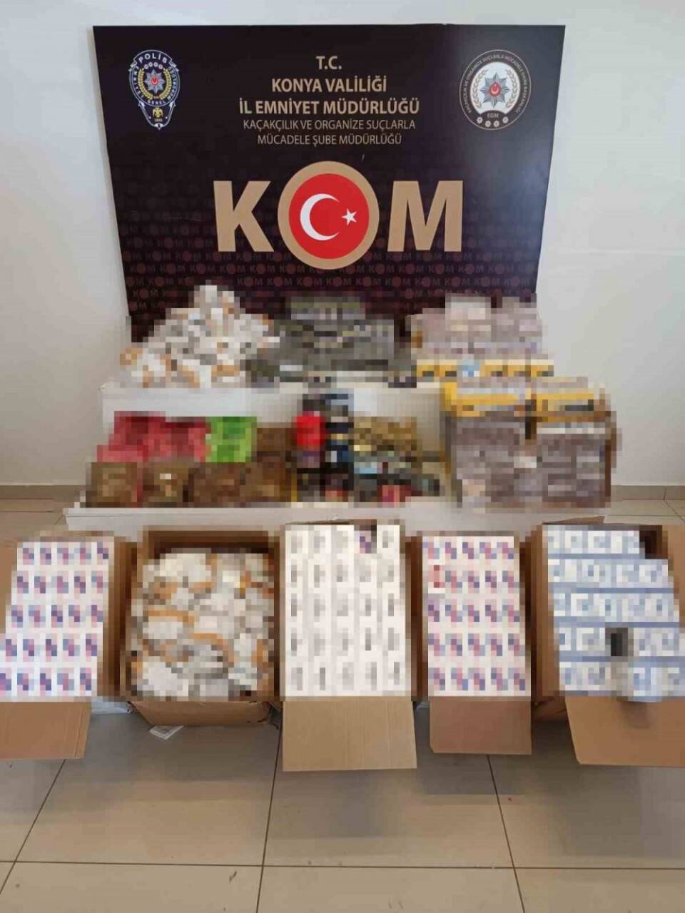 Konya'da kaçakçılara göz açtırılmıyor