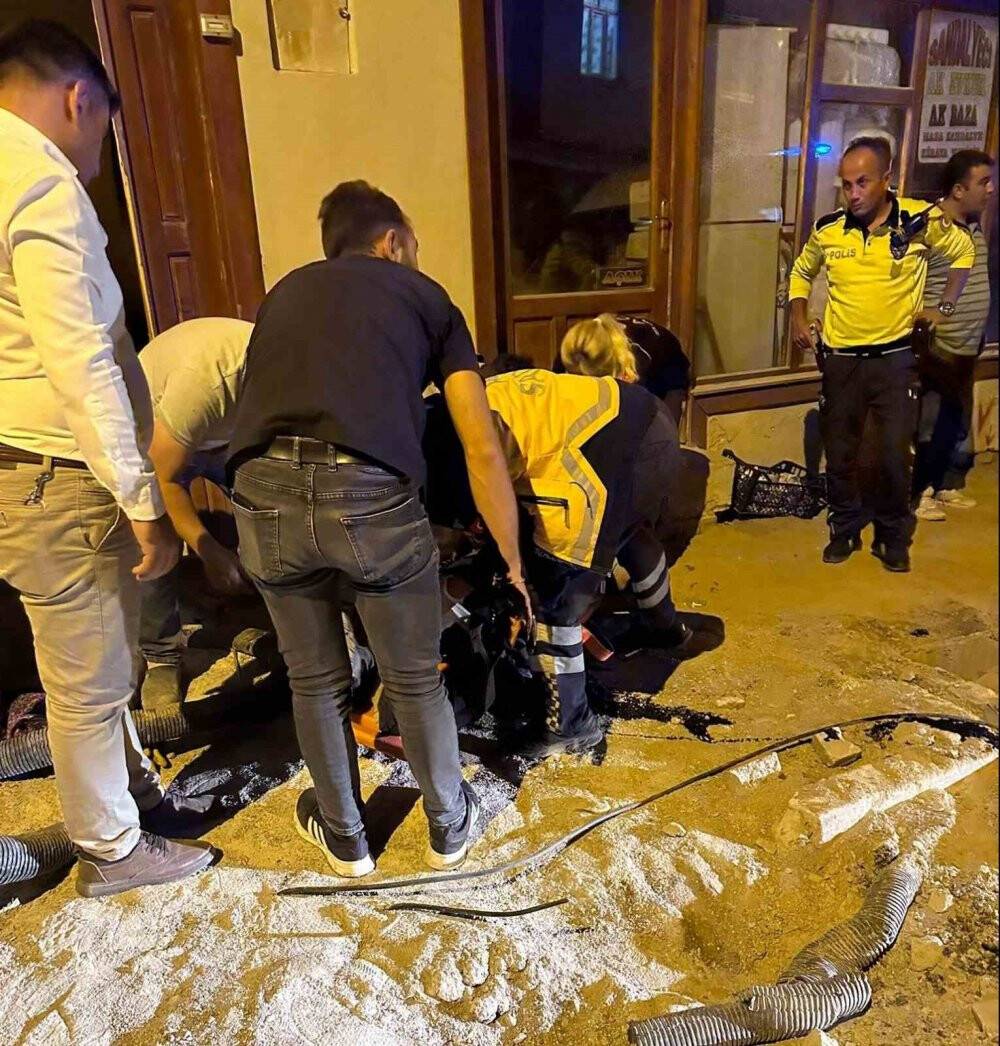 Akşehir'de, tartıştığı kişinin üzerine araç sürdü