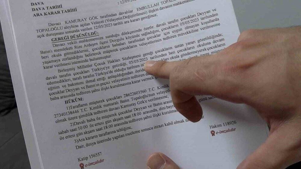 Mahkemeden ilginç karar: Baba ve çocuklarını ayırdı!