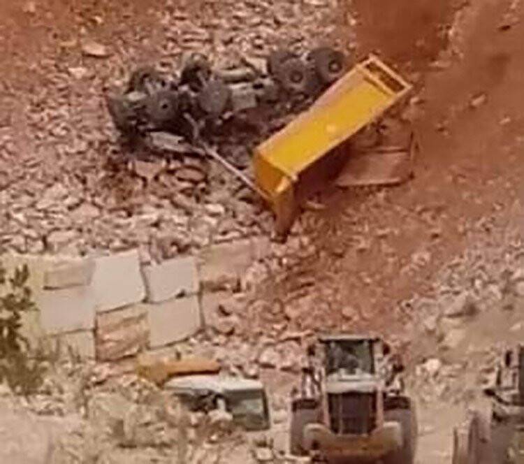 Moloz dökerken uçuruma yuvarlandı, 2 kişi hayatını kaybetti
