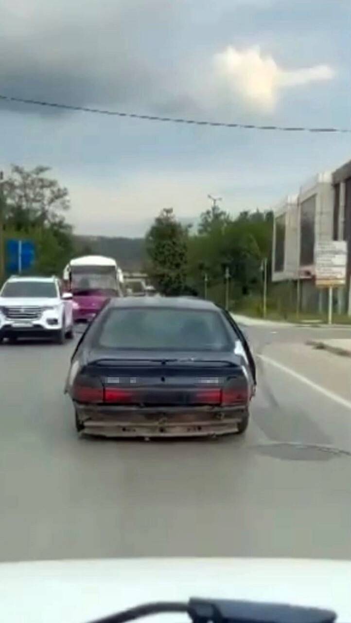 Trafikte görenler dönüp bir daha bakıyor