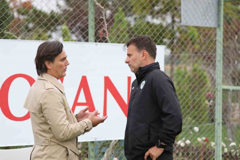 Montella, Konyaspor antrenmanını ziyaret etti