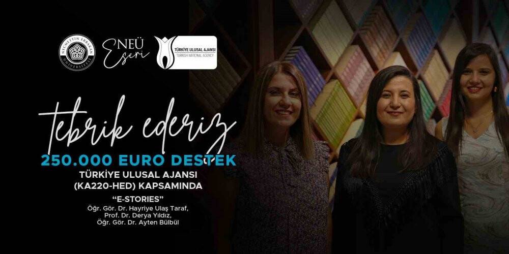 Konya'daki üniversitesinin erasmus projesine 250 bin avroluk destek