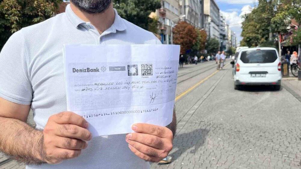 Evine ekmek götürmek istiyor! Verilen çek karşılıksız çıkınca hayatı karardı